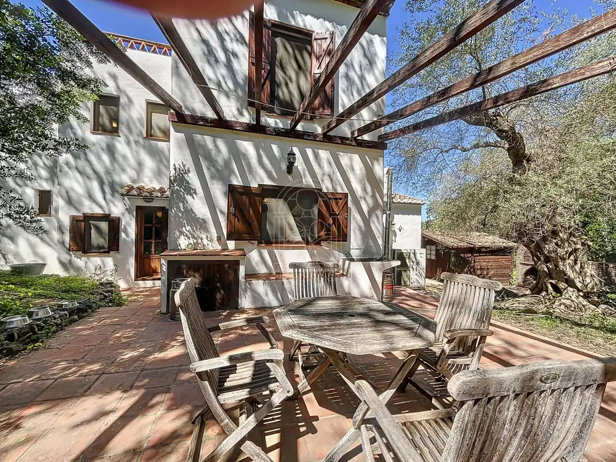 Terraza de Finca rústica en venta en Comares con Aire acondicionado, Jardín privado y Terraza