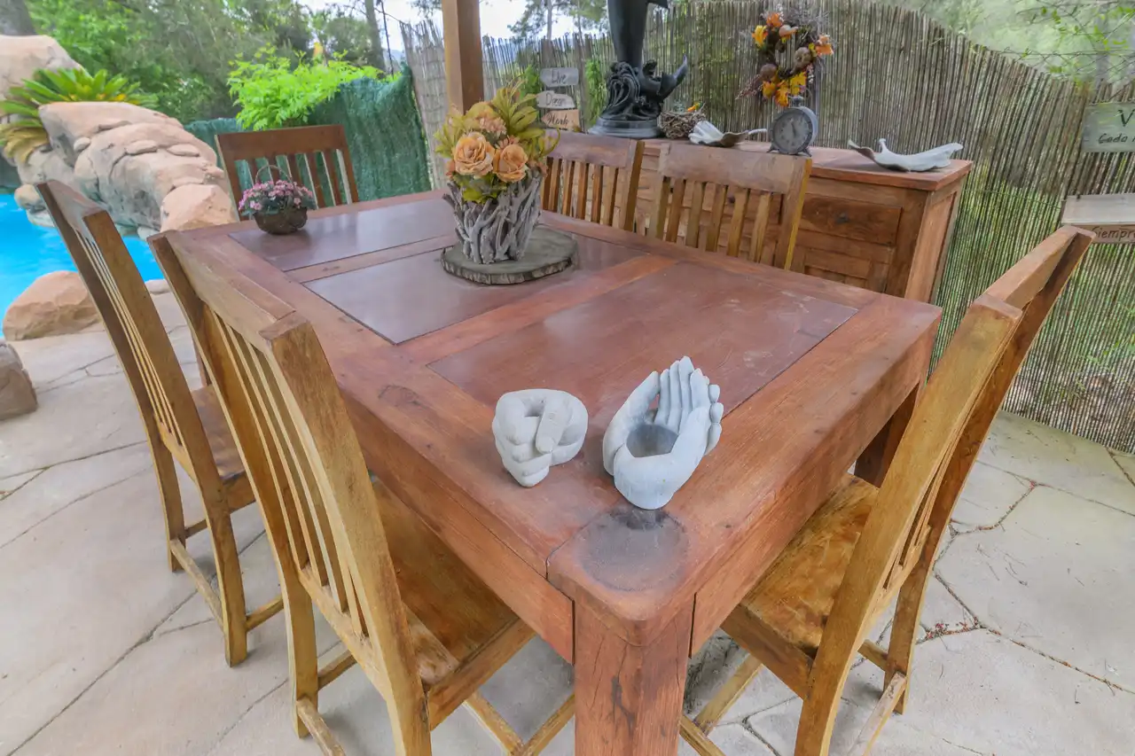 Terraza de Casa o chalet de alquiler en Begues con Aire acondicionado, Calefacción y Jardín privado