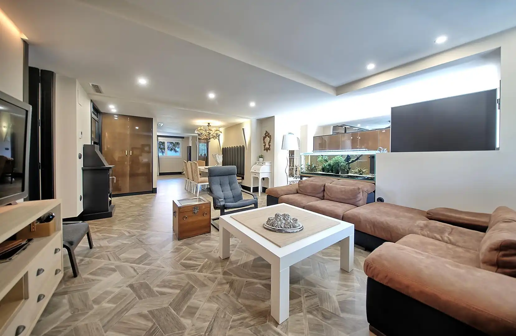 Living room of Ground floor for sale in Valencia  with Air Conditioner, Heating and Alarm