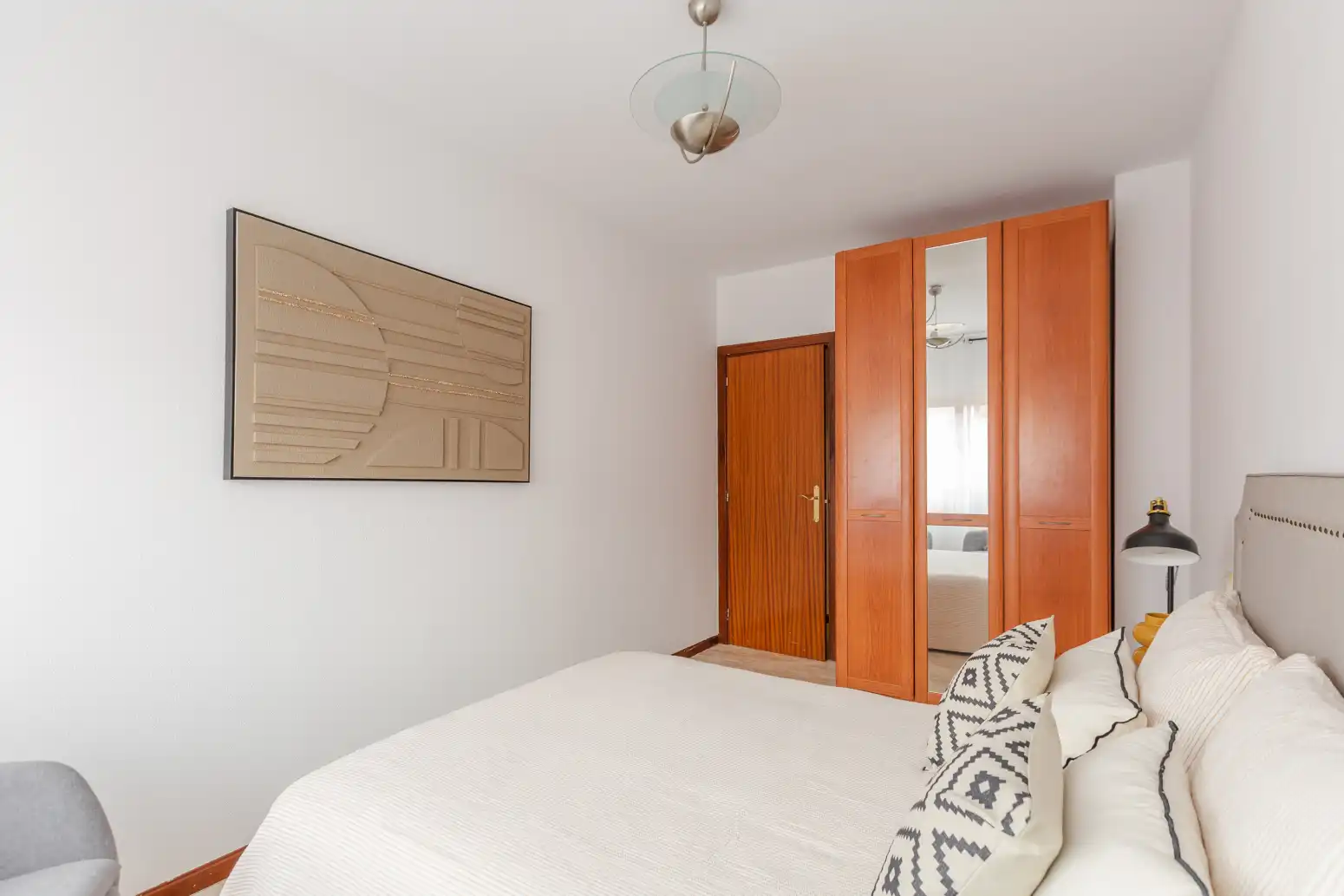 Bedroom of Flat for sale in  Pamplona / Iruña  with Heating, Terrace and Storage room