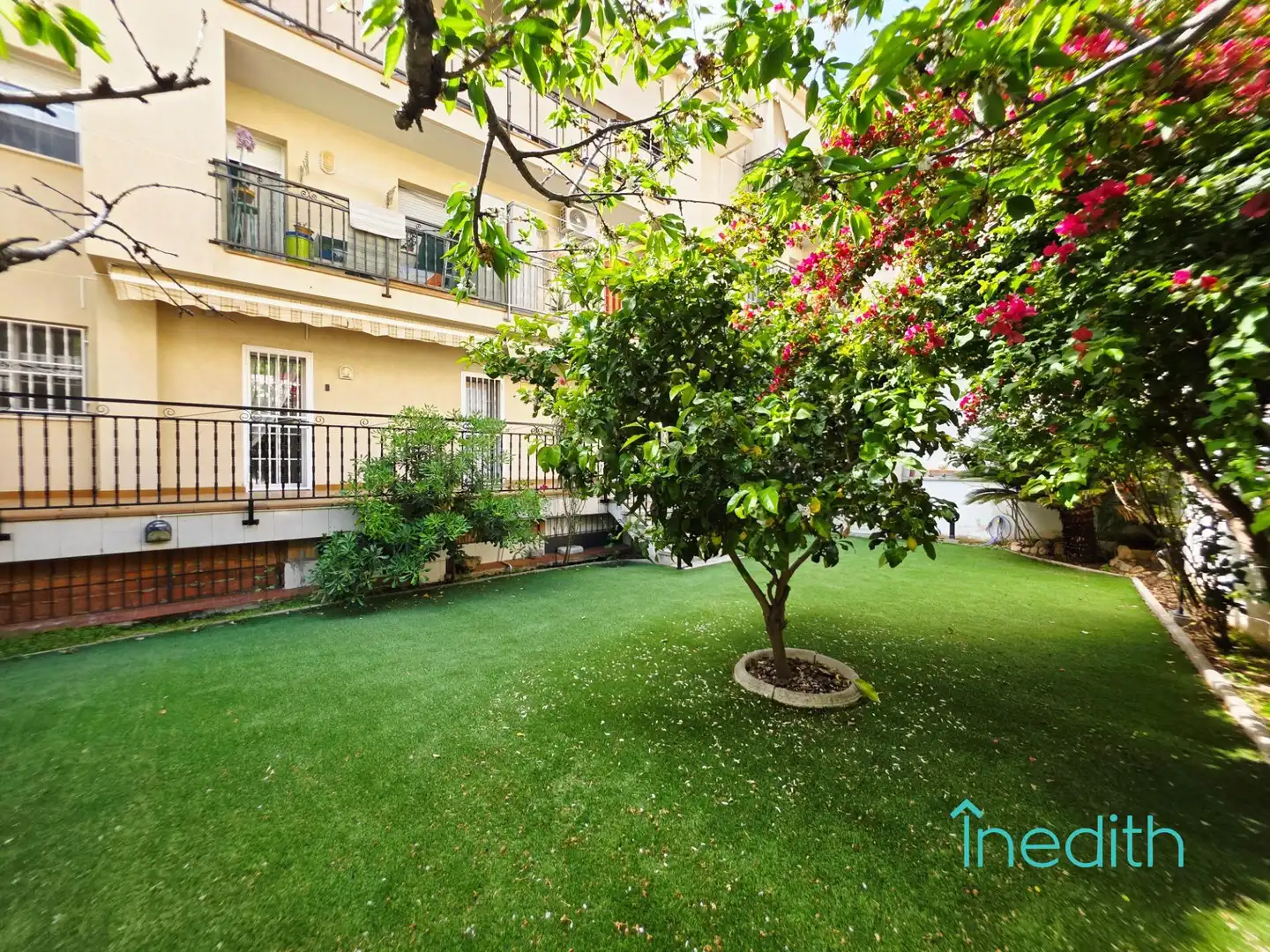 Garten von Wohnung zum Verkauf in Cubelles mit Heizung, Privatgarten und Terrasse