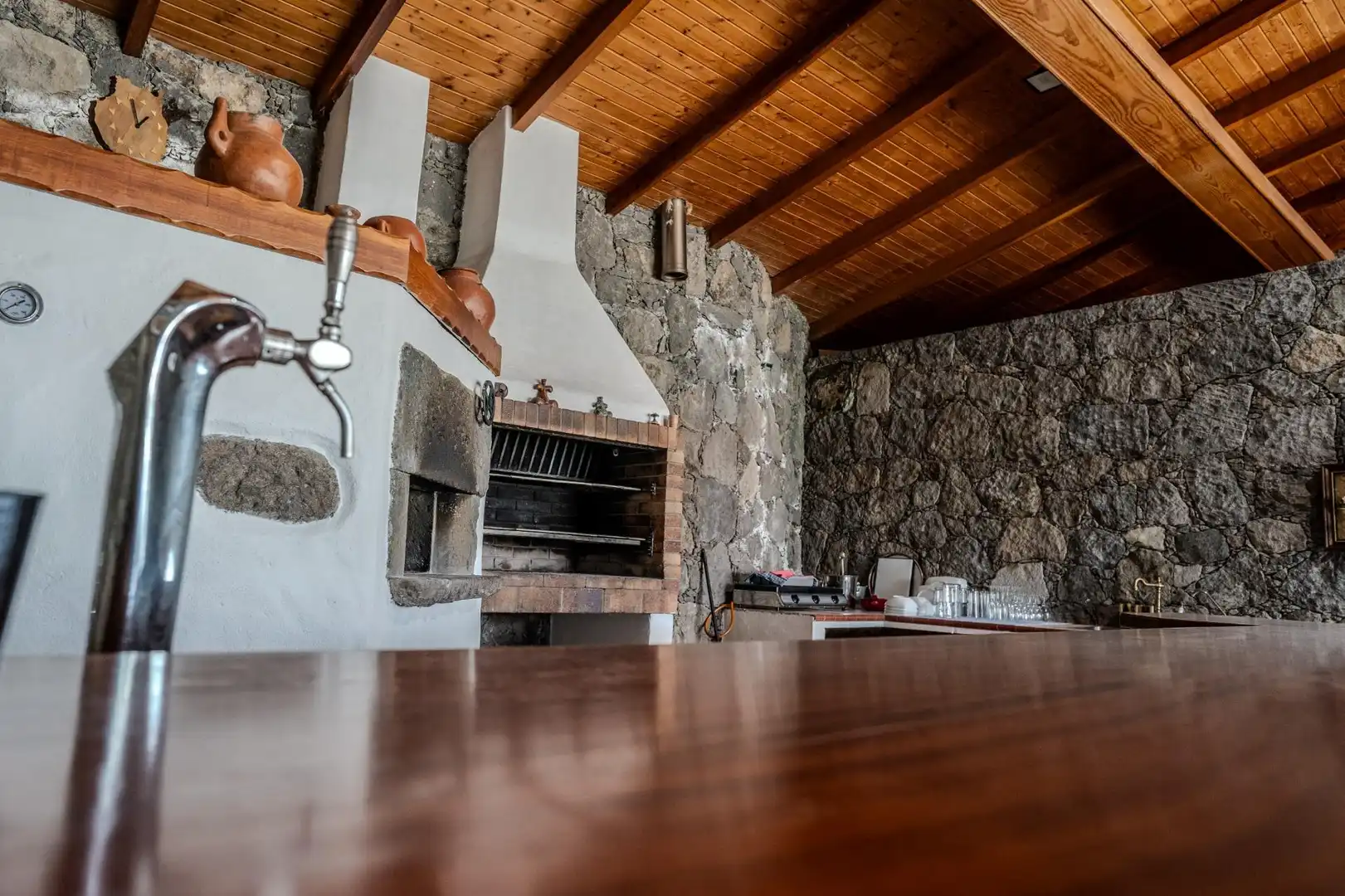 Cocina de Casa o chalet en venta en Vega de San Mateo con Aire acondicionado, Calefacción y Jardín privado
