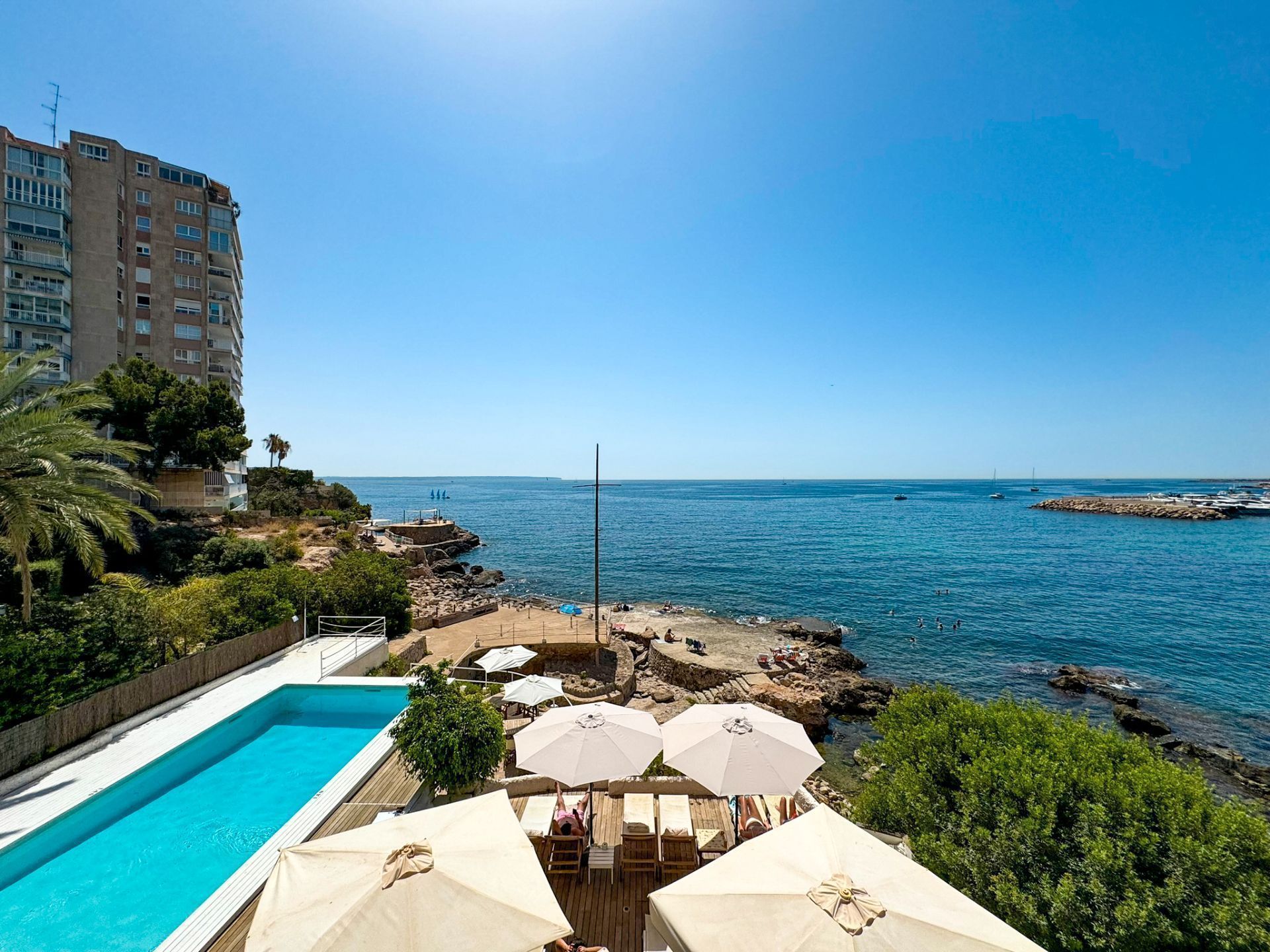 Piscina de Apartament de lloguer en  Palma de Mallorca amb Aire condicionat, Calefacció i Terrassa
