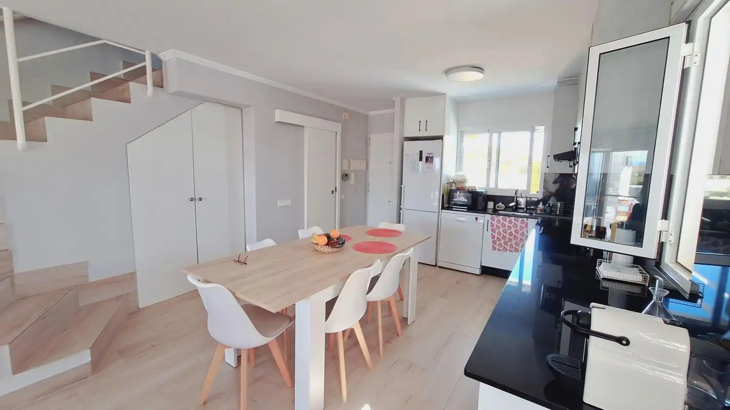 Küche von Maisonette zum Verkauf in Mojácar mit Klimaanlage, Terrasse und Schwimmbad