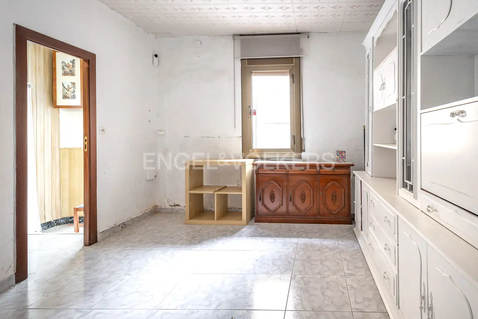 Dormitori de Casa adosada en venda en Santa Coloma de Gramenet amb Aire condicionat, Calefacció i Jardí privat