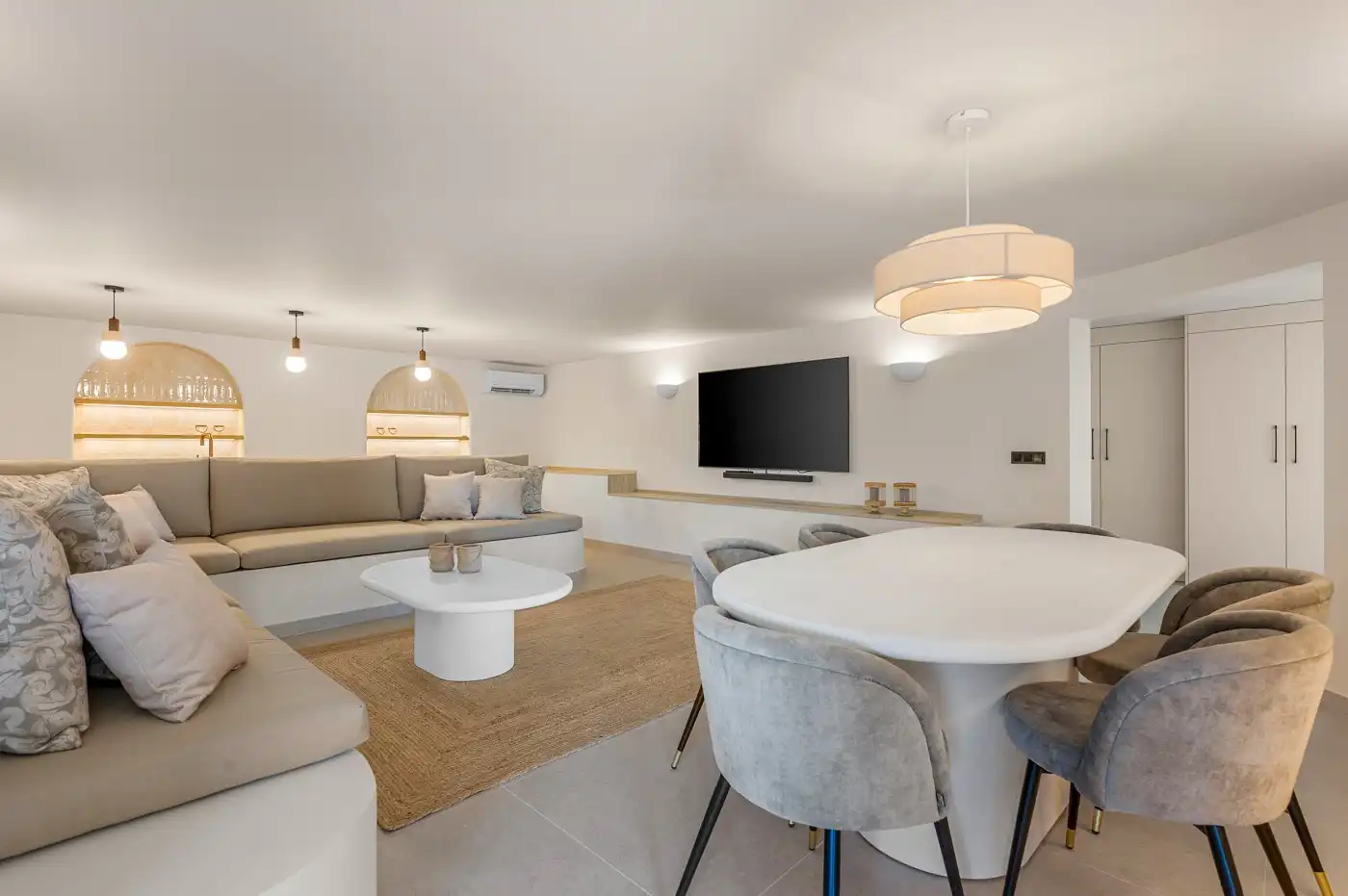 Sala de estar de Casa o chalet en venta en Benijófar con Aire acondicionado, Terraza y Piscina