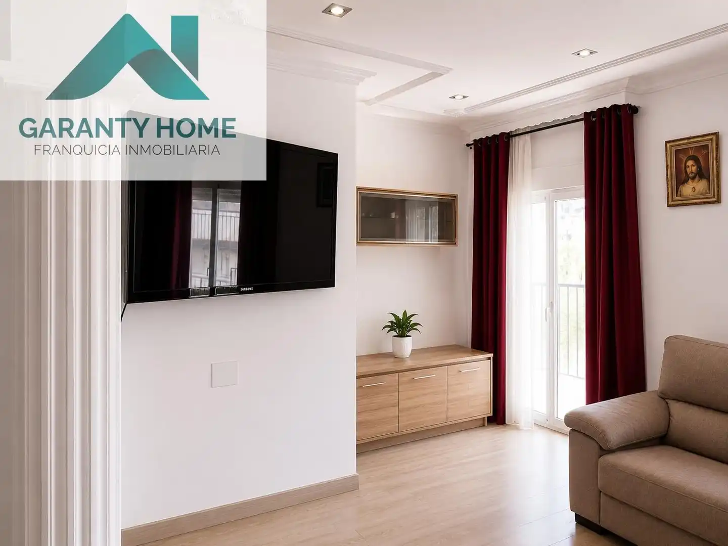 Sala de estar de Dúplex en venta en Jamilena con Aire acondicionado, Calefacción y Parquet
