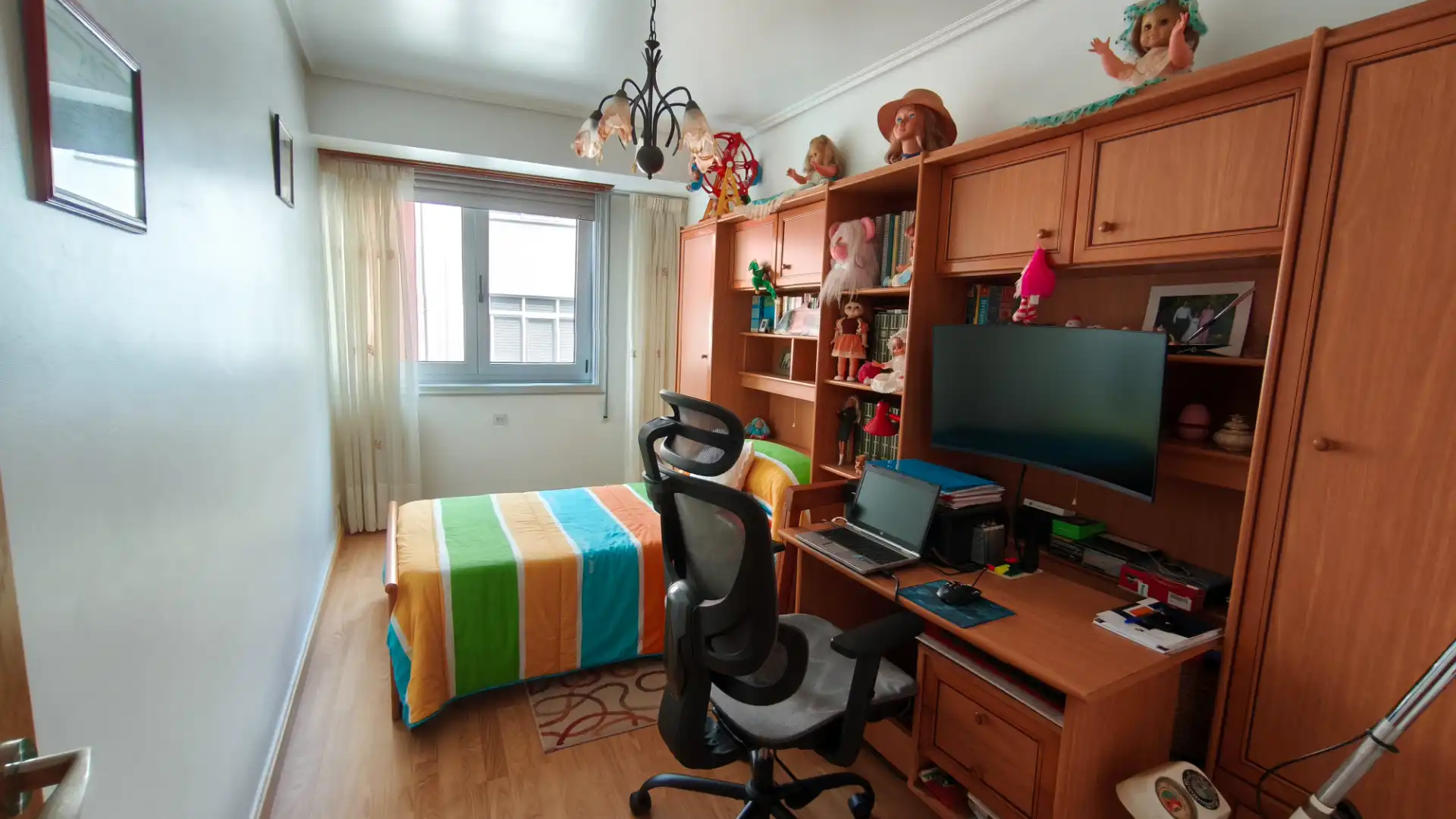 Bedroom of Flat for sale in Narón  with Heating, Terrace and Storage room