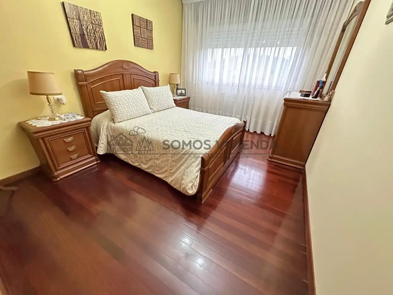 Schlafzimmer von Einfamilien-Reihenhaus zum Verkauf in Barbadás mit Heizung, Privatgarten und Terrasse