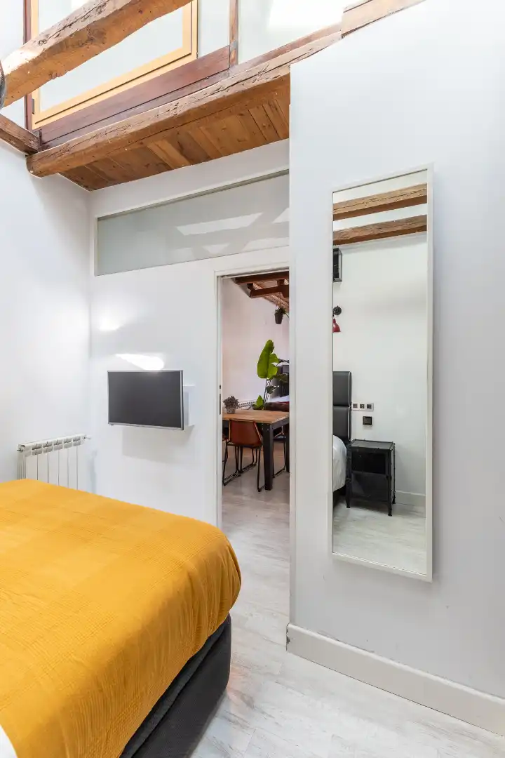 Habitación de Ático de alquiler en Madrid con Aire acondicionado, Calefacción y Parquet