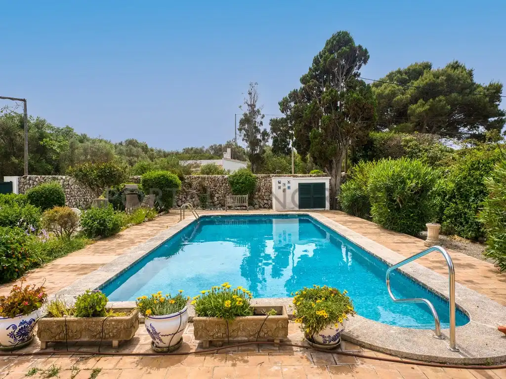 Swimming pool of Houses for sale in Es Castell  with Private garden, Terrace and Swimming Pool