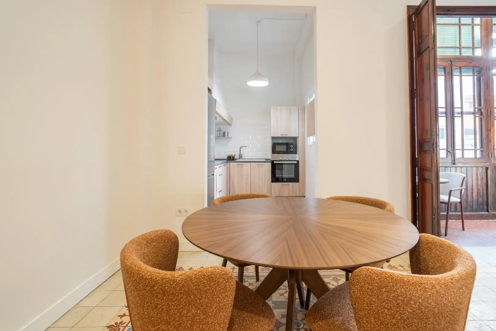 Dining room of Flat for rent in Poblats Marítims