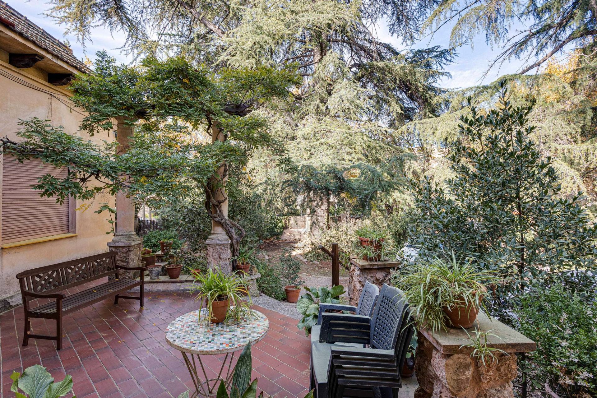 Terrace of House or chalet for sale in Sant Cugat del Vallès  with Heating, Private garden and Parquet flooring