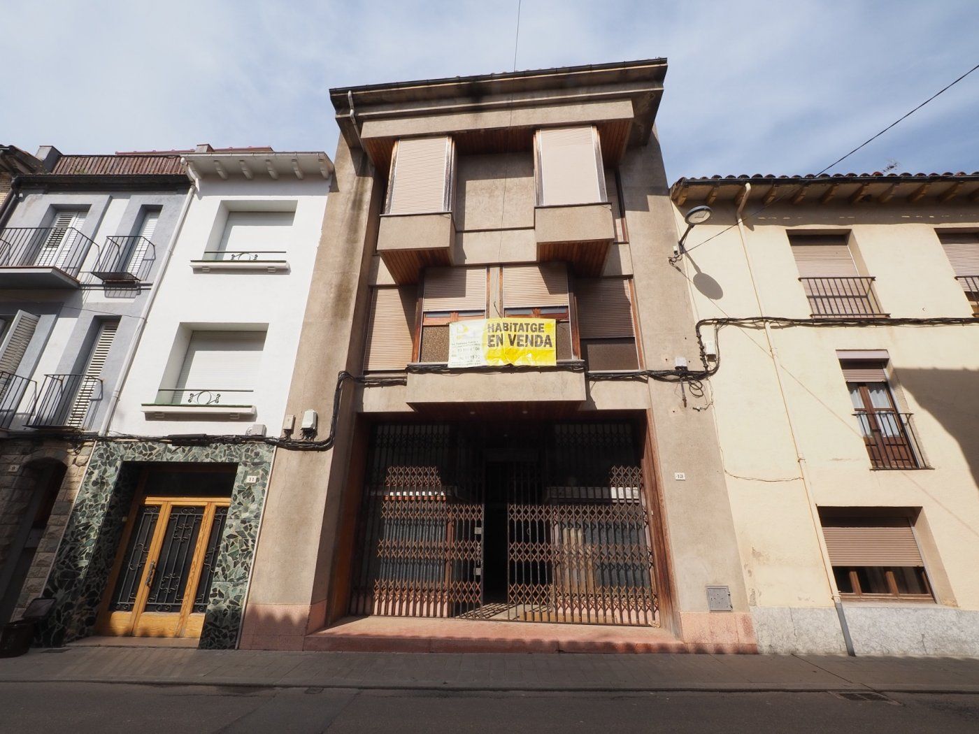 Exterior view of Single-family semi-detached for sale in Prats de Lluçanès  with Heating and Terrace