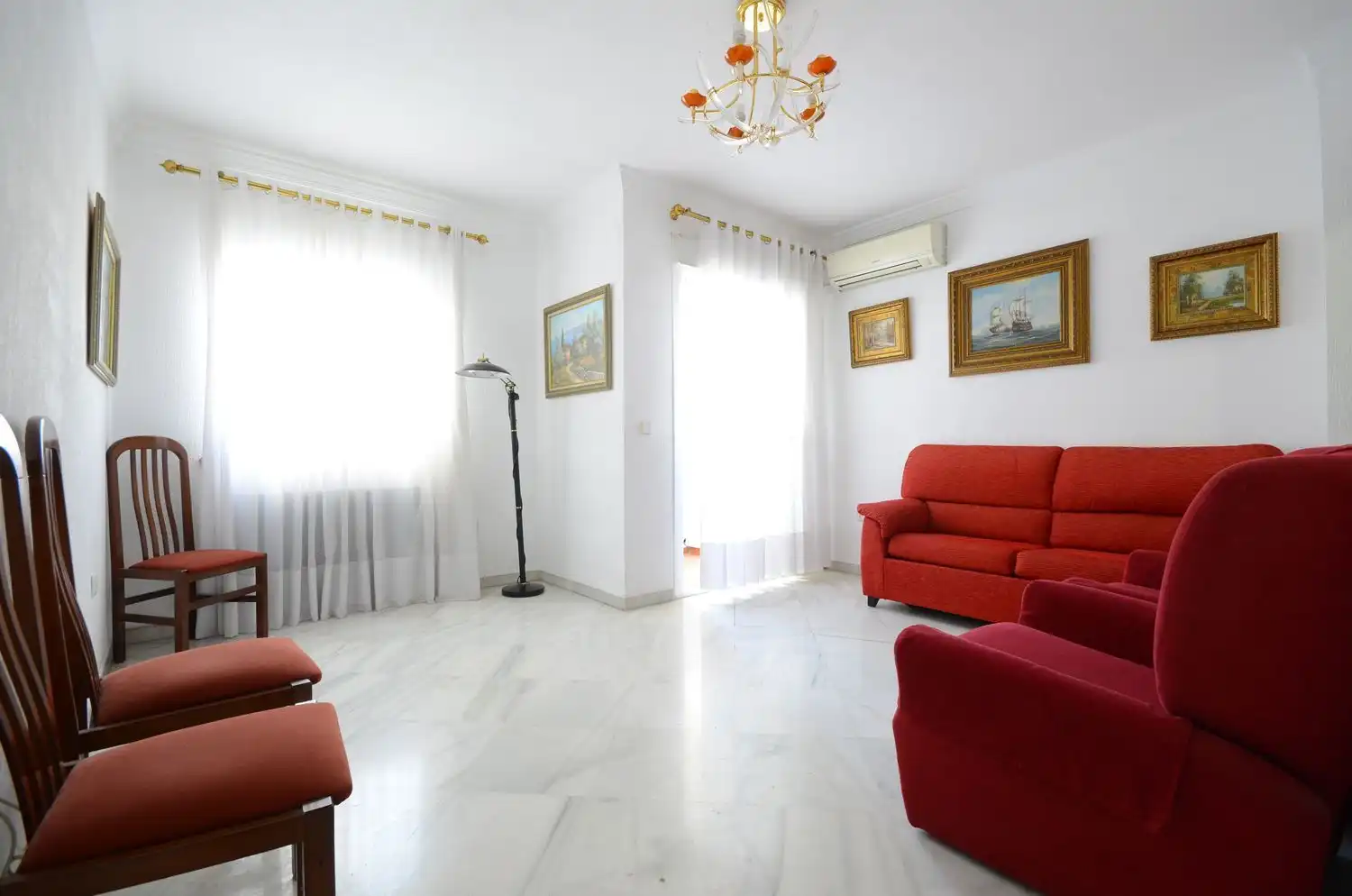 Living room of Flat for sale in  Huelva Capital  with Air Conditioner