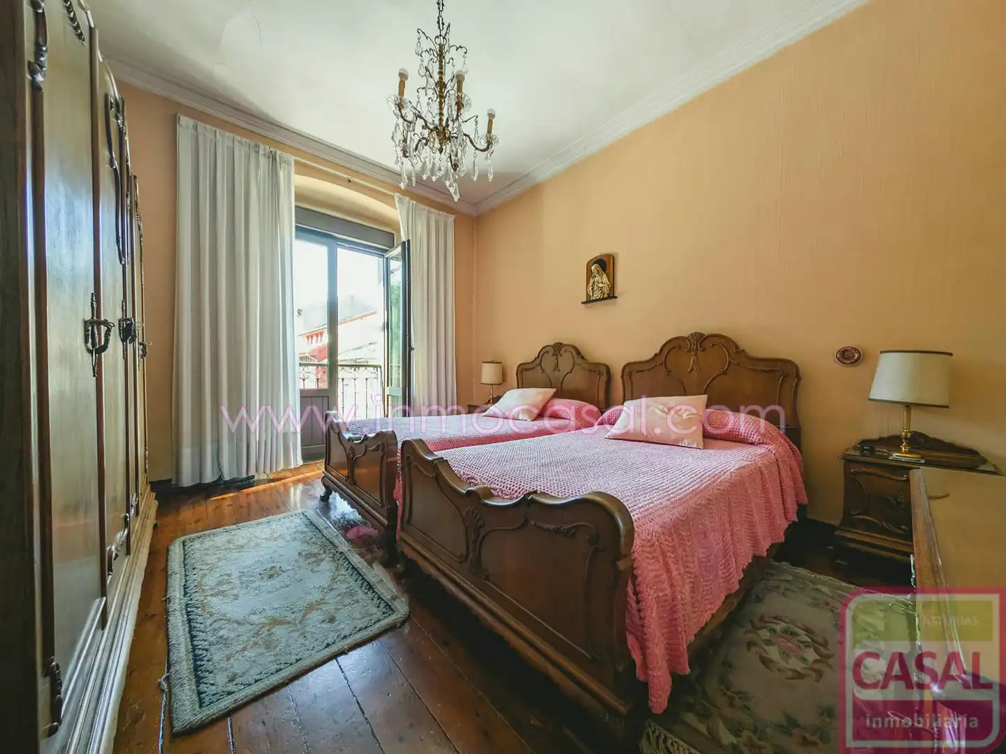 Bedroom of Flat for sale in Mieres (Asturias)  with Heating, Terrace and Storage room