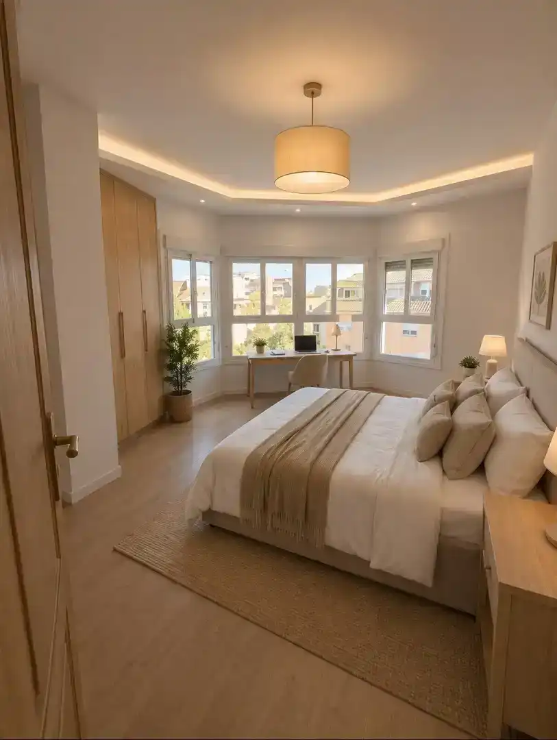 Bedroom of Flat for rent in Casco Antiguo