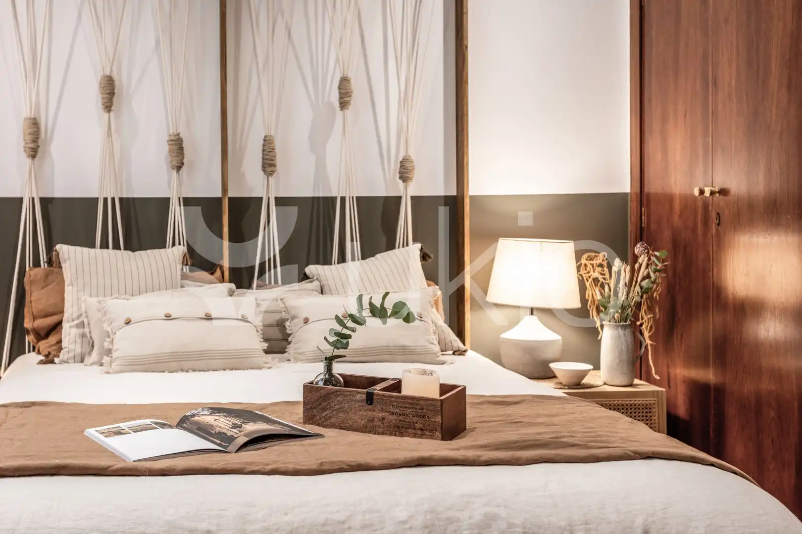 Schlafzimmer von Wohnungen zur Miete in Madrid mit Klimaanlage, Möbliert und Waschmaschine
