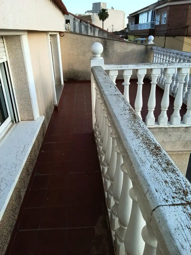 Terrassa de Casa adosada en venda en Fuente Álamo de Murcia amb Aire condicionat, Terrassa i Balcó