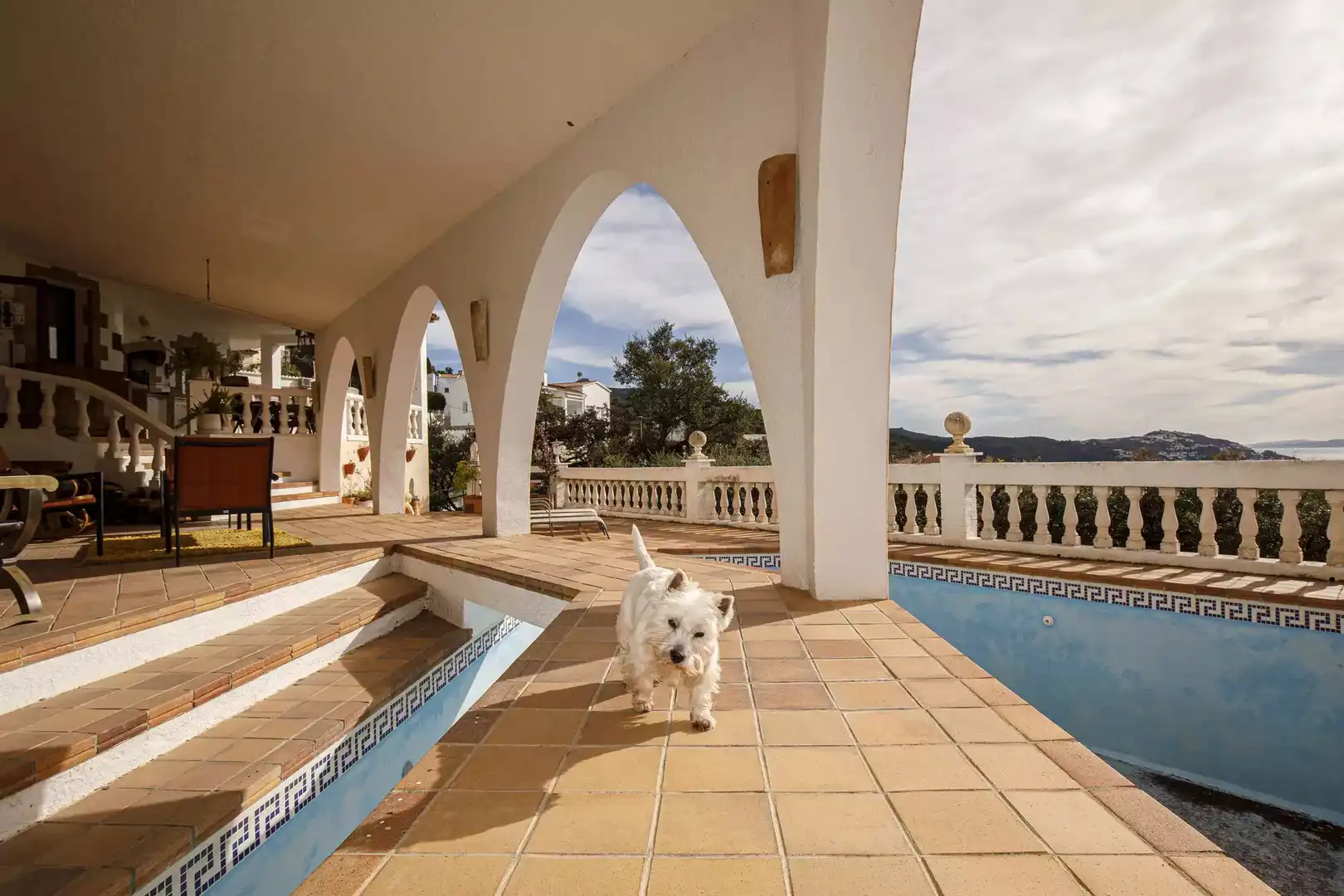 Piscina de Casa o xalet en venda en Roses amb Aire condicionat, Calefacció i Jardí privat