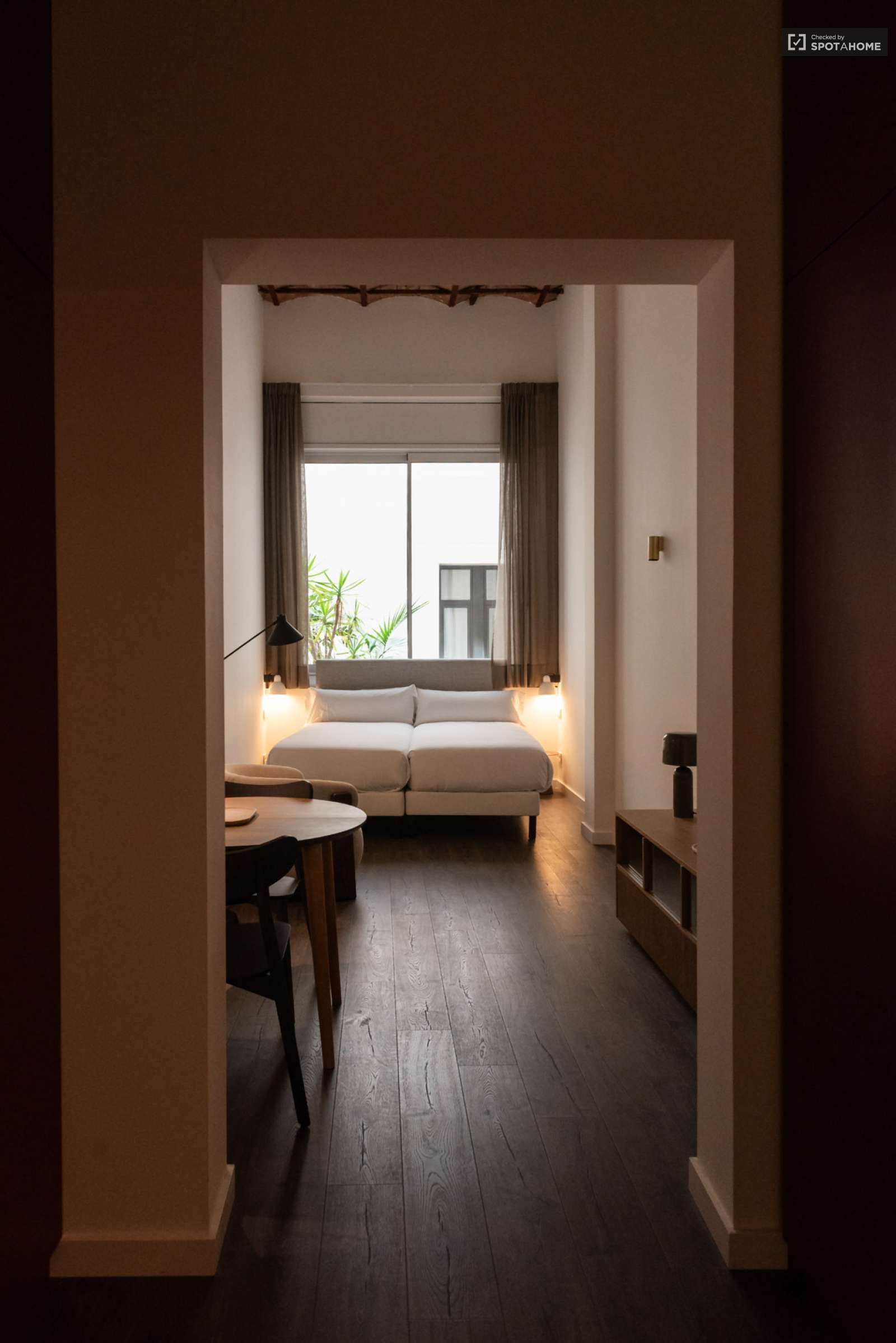 Dormitori de Estudi per a compartir en  Barcelona Capital amb Aire condicionat i Terrassa