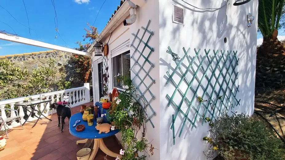 Terraza de Finca rústica en venta en El Campillo (Huelva) con Aire acondicionado, Jardín privado y Terraza