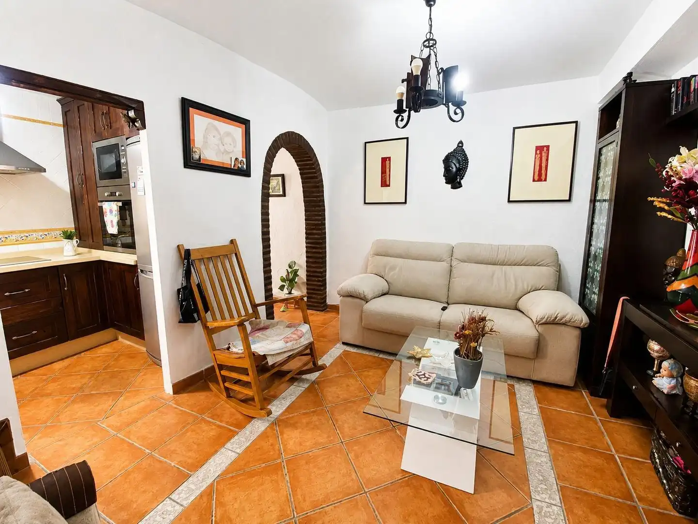 Living room of Houses for sale in Alcalá de los Gazules  with Terrace, Storage room and Furnished