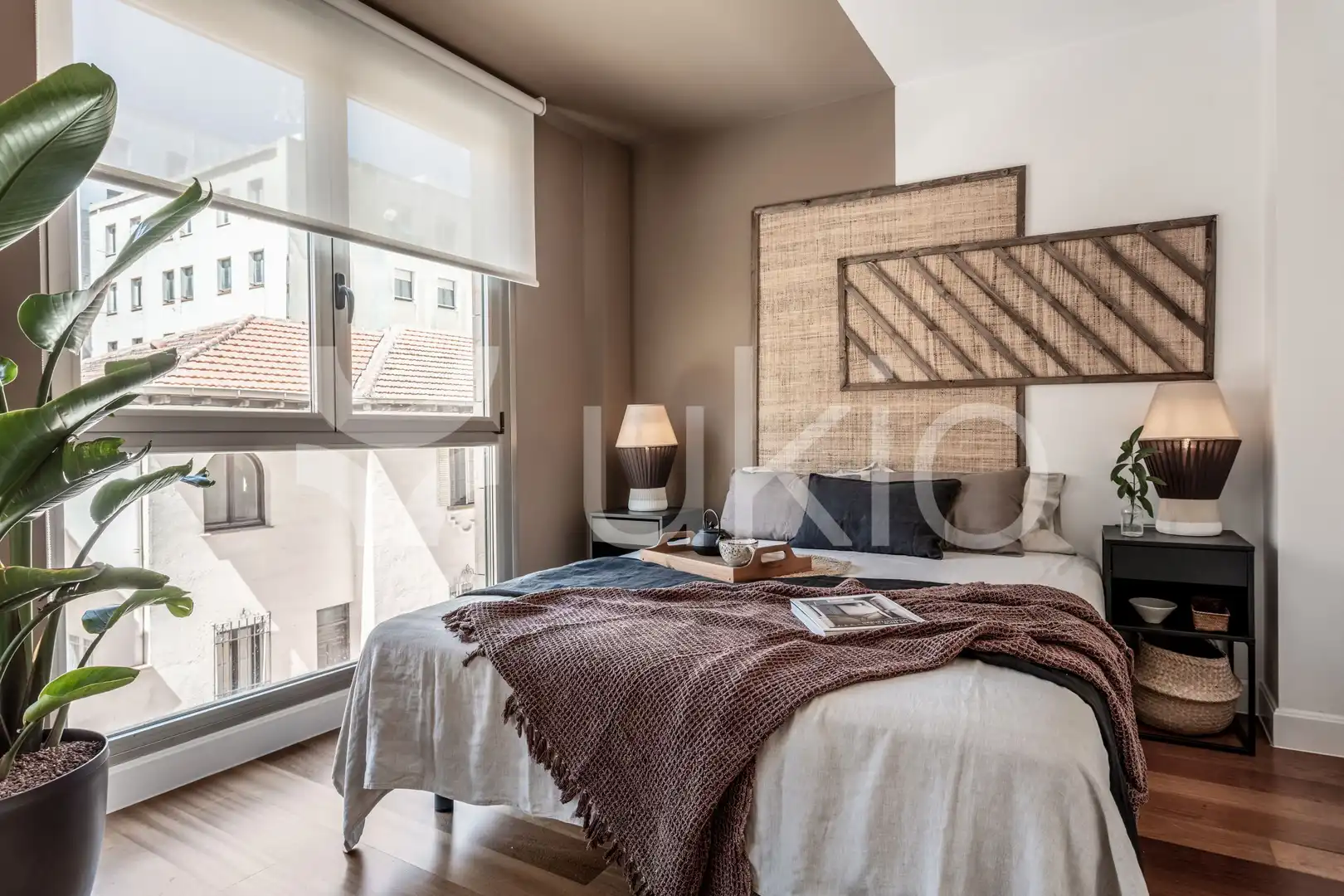 Habitación de Apartamento de alquiler en Madrid con Aire acondicionado, Calefacción y Amueblado