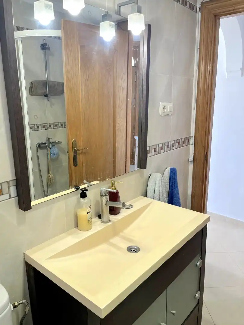 Bathroom of Flat for sale in Salobreña  with Swimming Pool, Furnished and Balcony