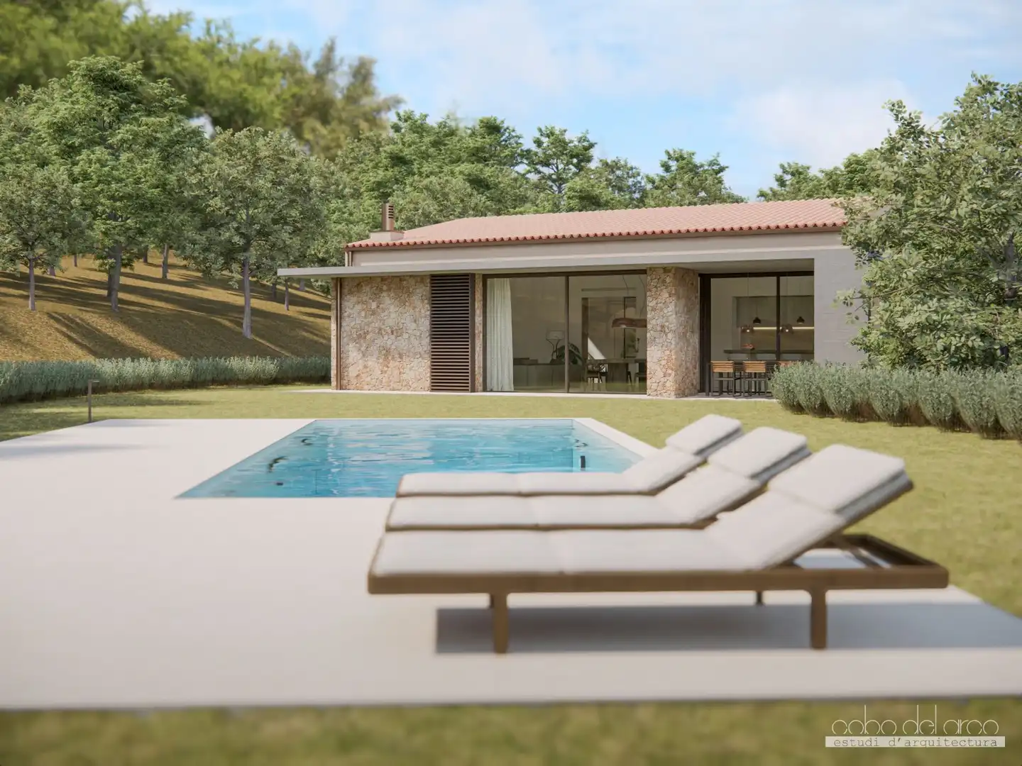 Piscina de Casa o chalet en venta en Calonge i Sant Antoni con Aire acondicionado, Calefacción y Jardín privado