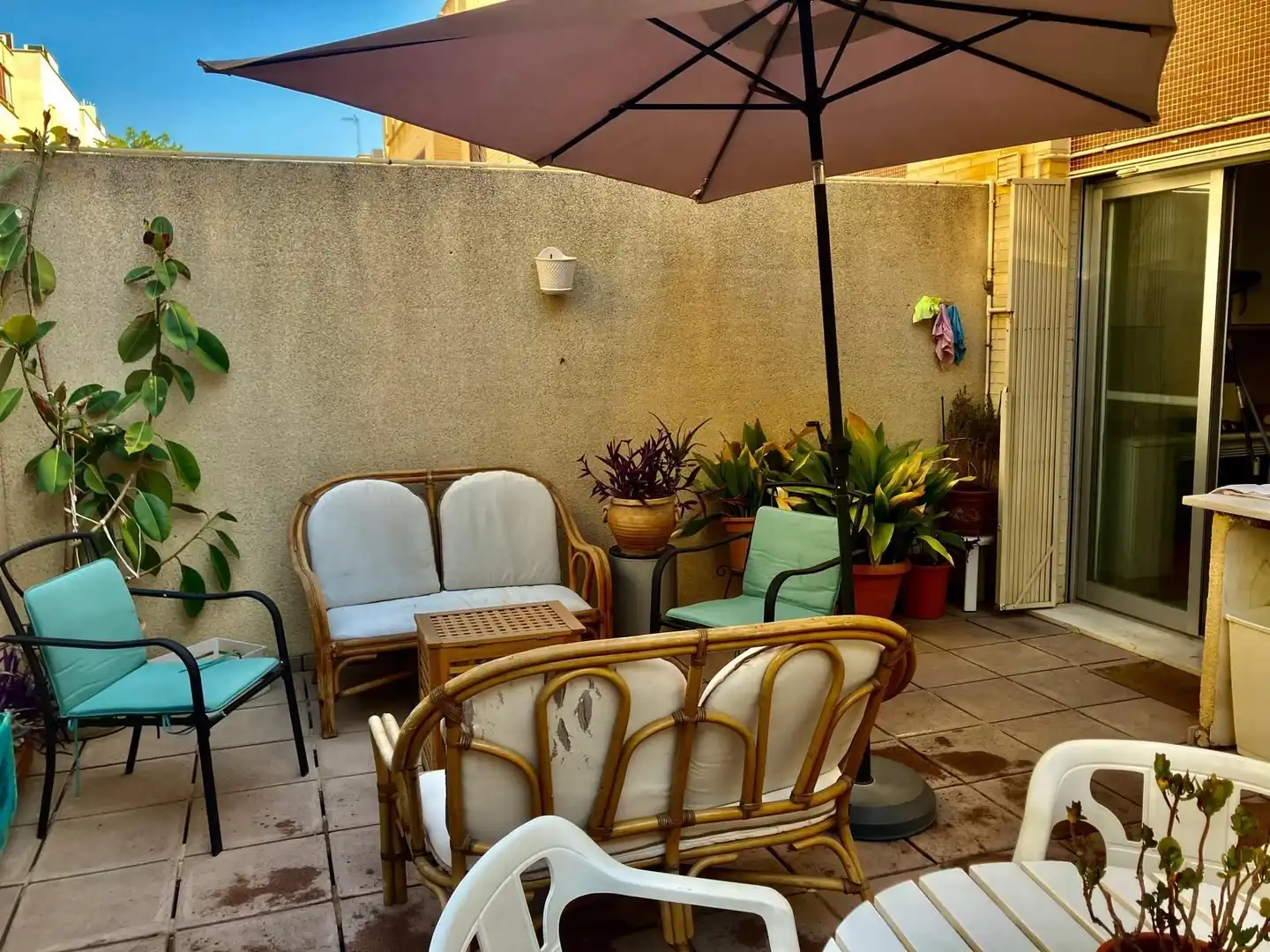 Terrace of Duplexes for rent in Murcia  with Air Conditioner, Private garden and Terrace