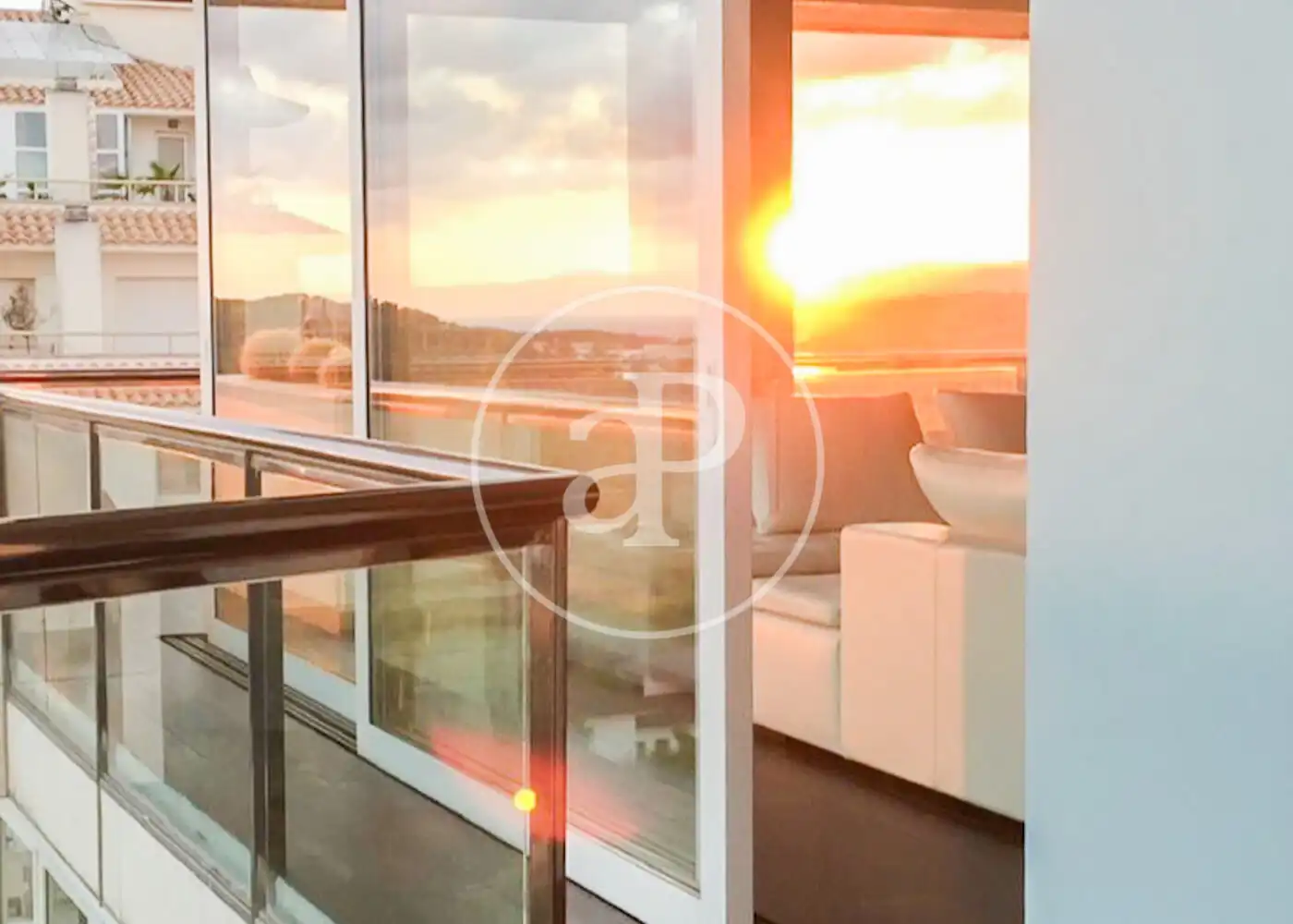 Terrace of Flat for sale in Sant Pere de Ribes  with Air Conditioner, Heating and Private garden