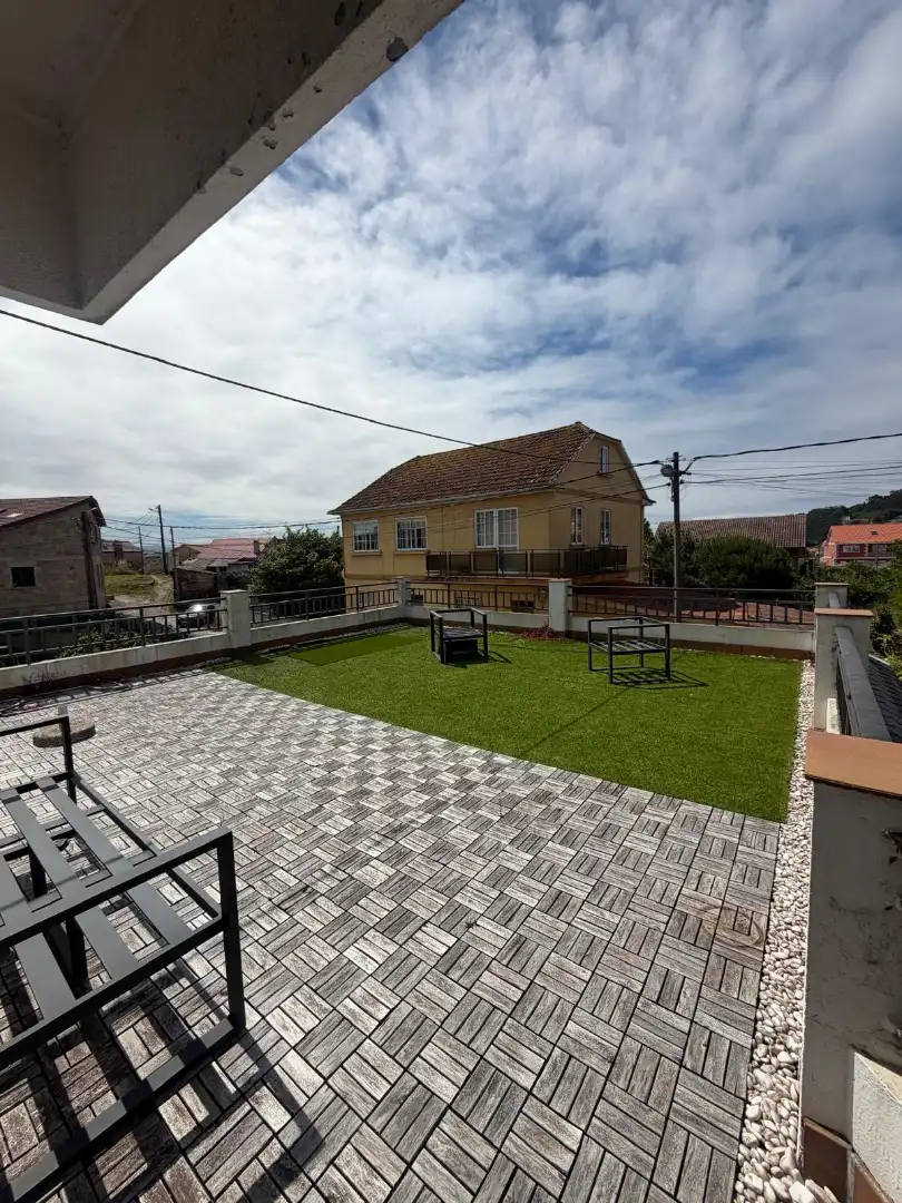 Terraza de Piso de alquiler en Cangas  con Calefacción, Terraza y Amueblado