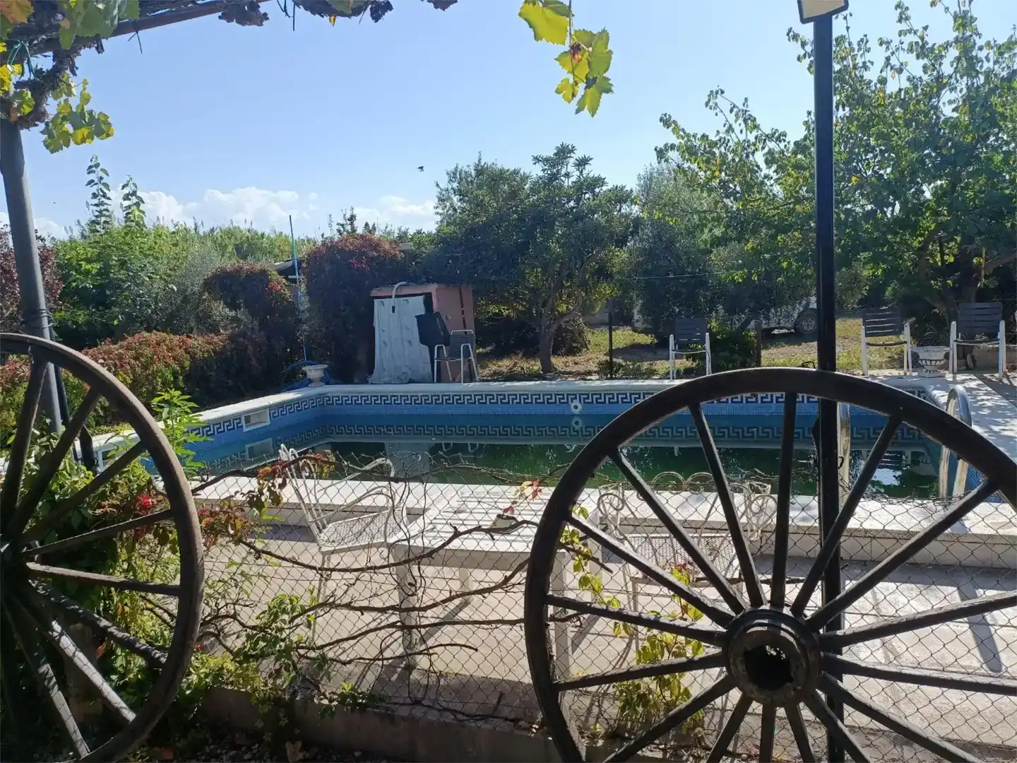 Piscina de Finca rústica en venta en Les Borges Blanques con Aire acondicionado y Piscina