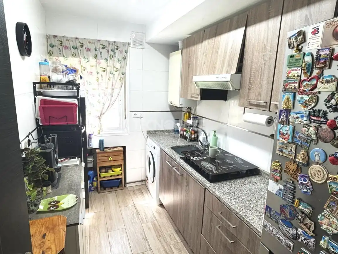 Kitchen of Flat for sale in Móstoles  with Heating, Terrace and Balcony
