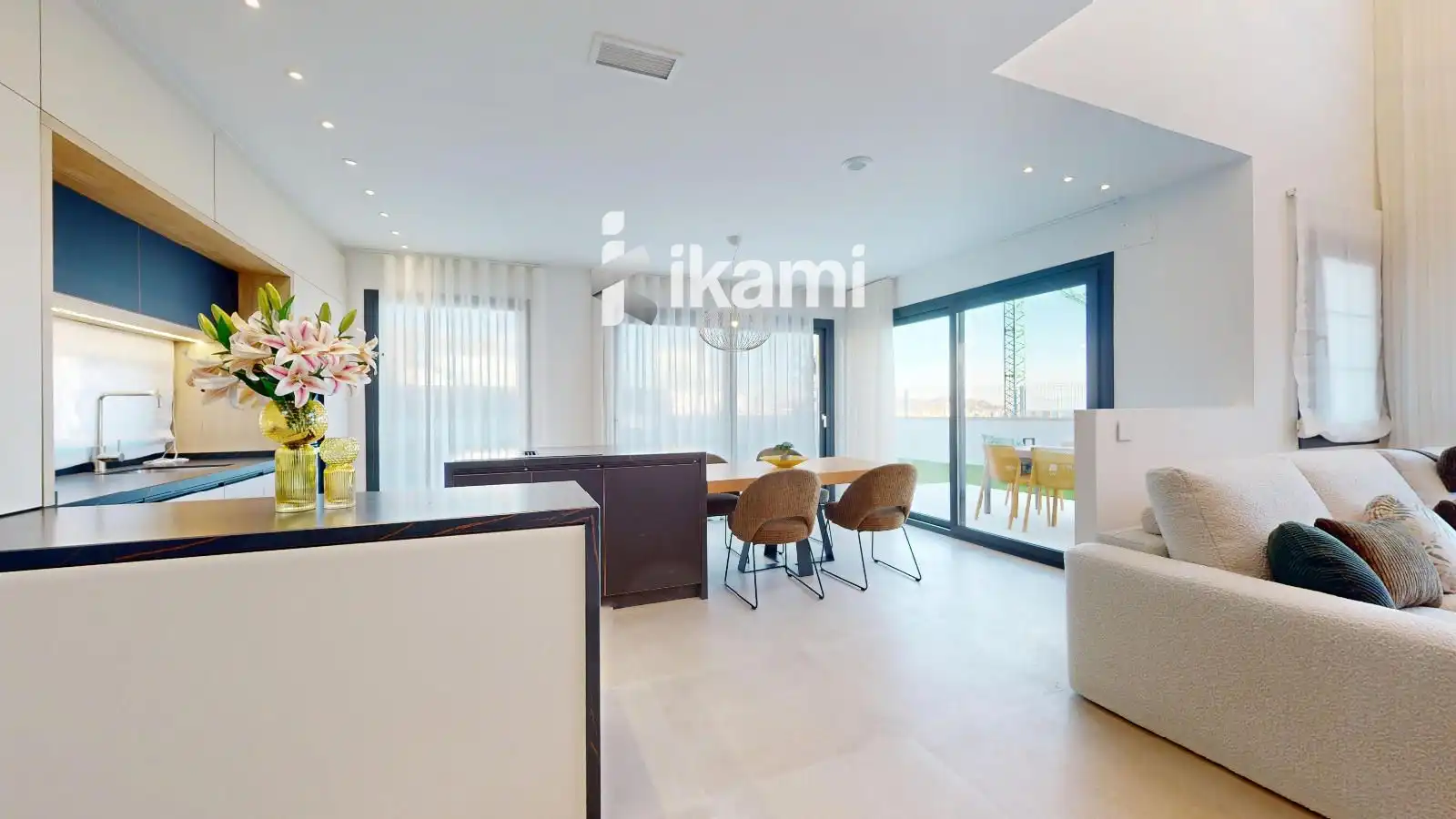 Living room of Houses for sale in Finestrat  with Air Conditioner, Heating and Swimming Pool