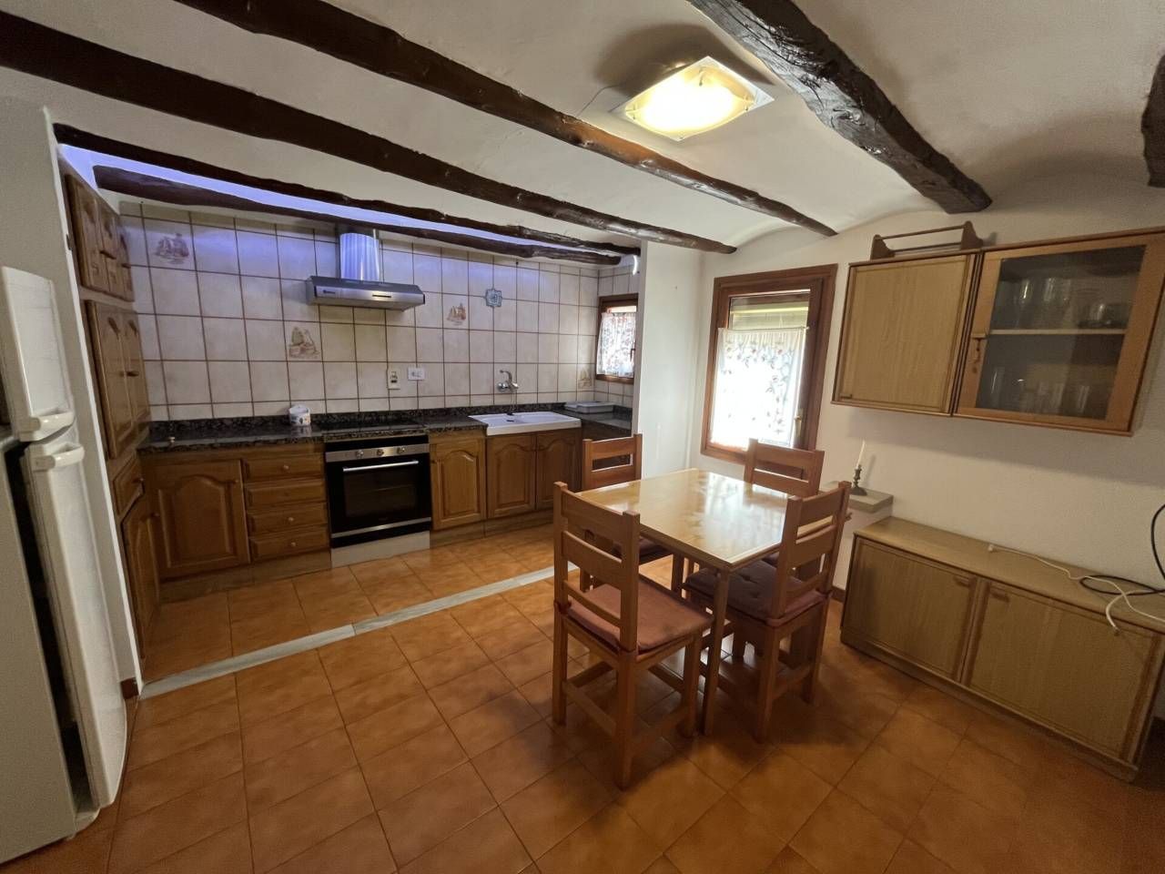 Kitchen of House or chalet for sale in Castelserás  with Heating and Furnished