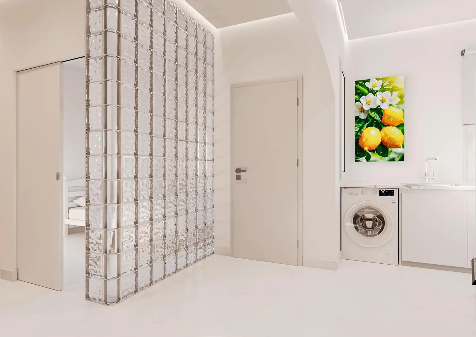 Badezimmer von Wohnung zum Verkauf in Pinto mit Klimaanlage, Heizung und Möbliert