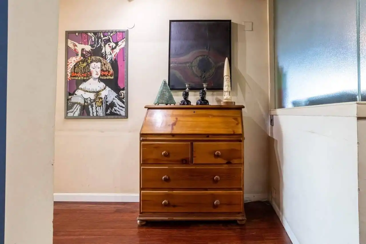 Bedroom of Flat for sale in Valencia  with Air Conditioner and Parquet flooring