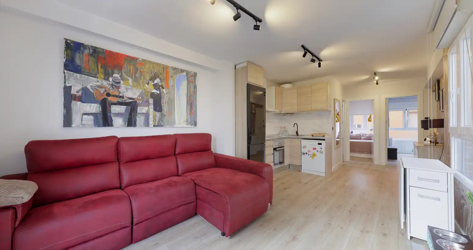 Sala d'estar de Pis en venda en Gijón  amb Calefacció i Terrassa