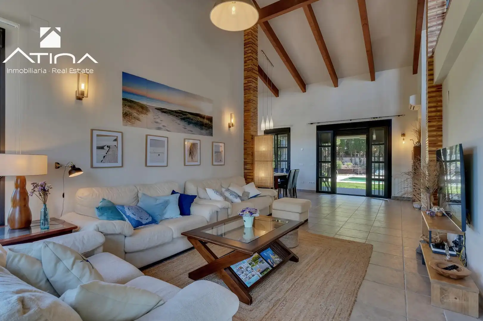 Living room of Houses for sale in Jávea / Xàbia  with Air Conditioner, Heating and Private garden