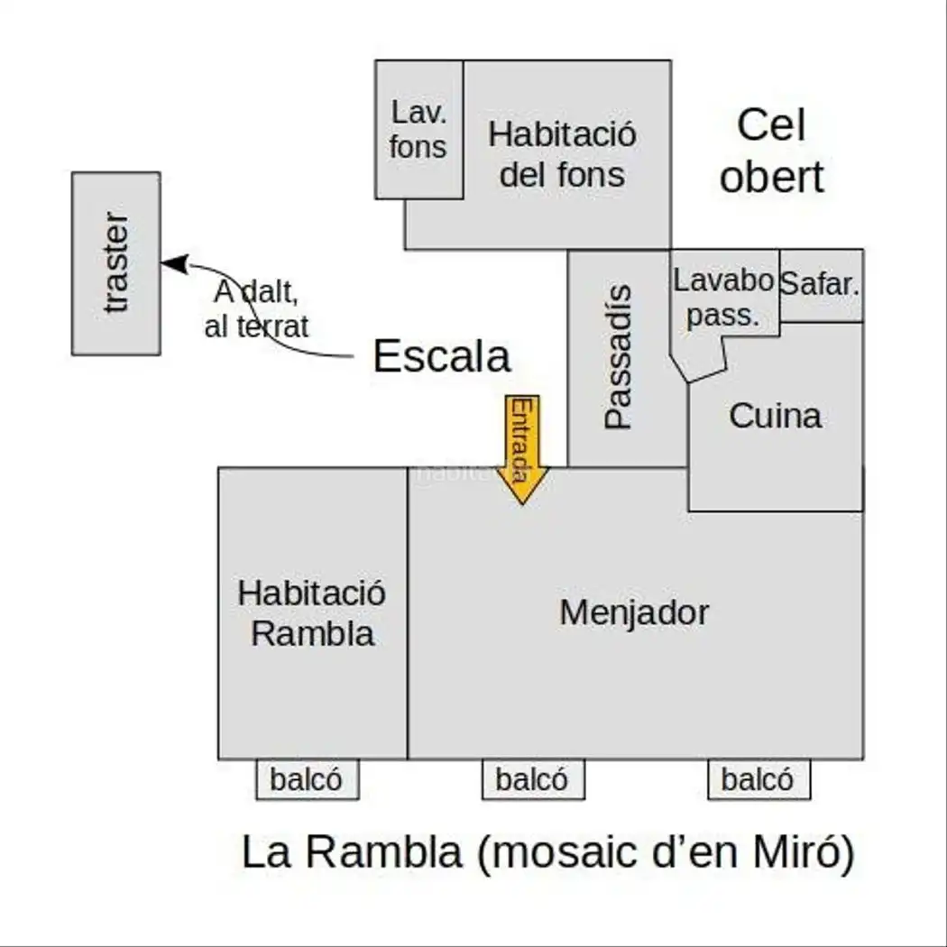 Penthouse with lift for sale in La Rambla 75, imagen 2