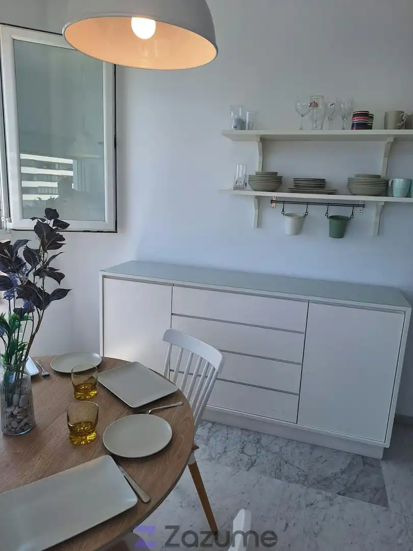 Esszimmer von Wohnung zur Miete in Benidorm mit Klimaanlage, Terrasse und Schwimmbad