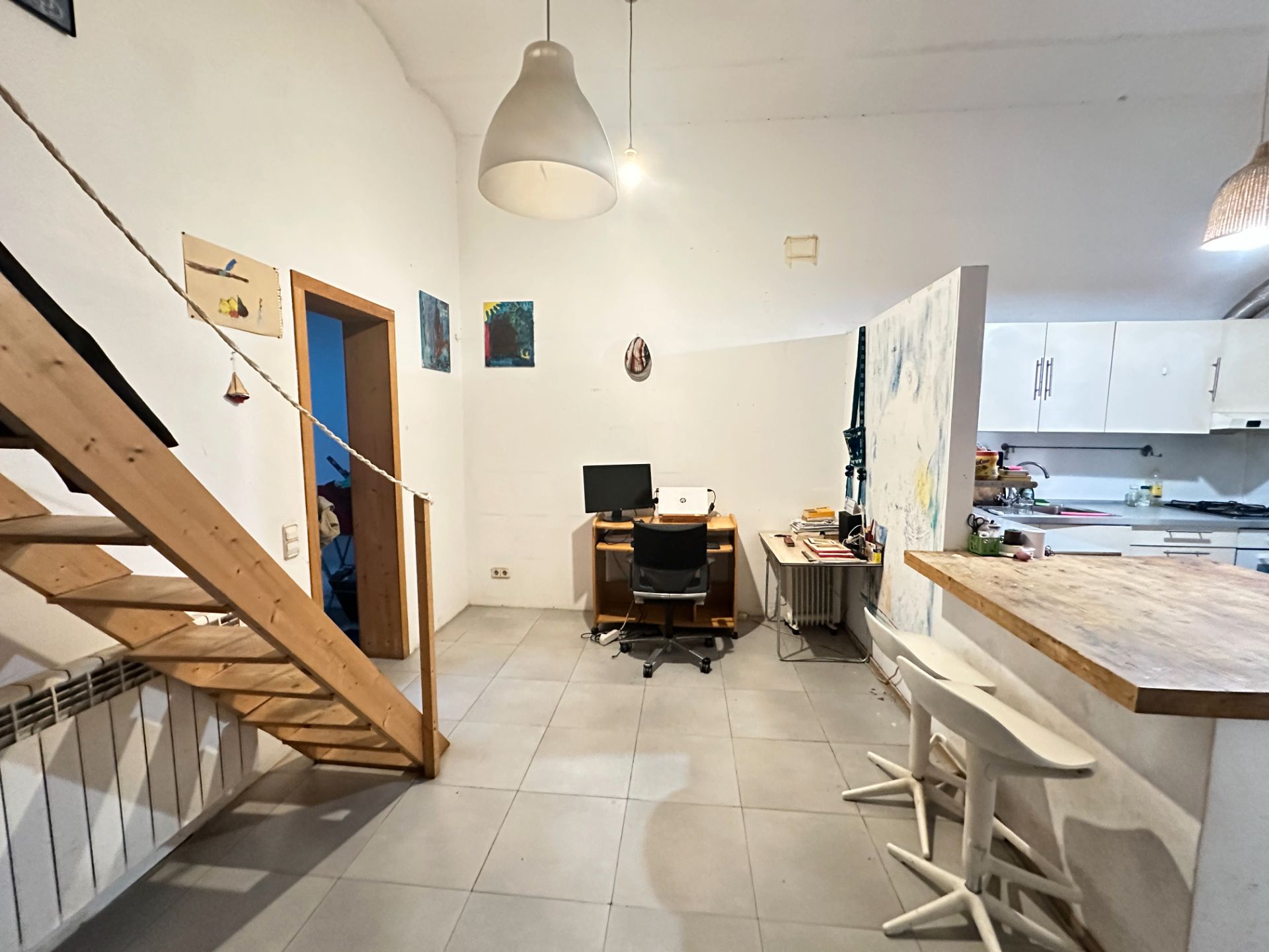 Planta baixa en venda en  Barcelona Capital amb Calefacció, Parquet i Terrassa