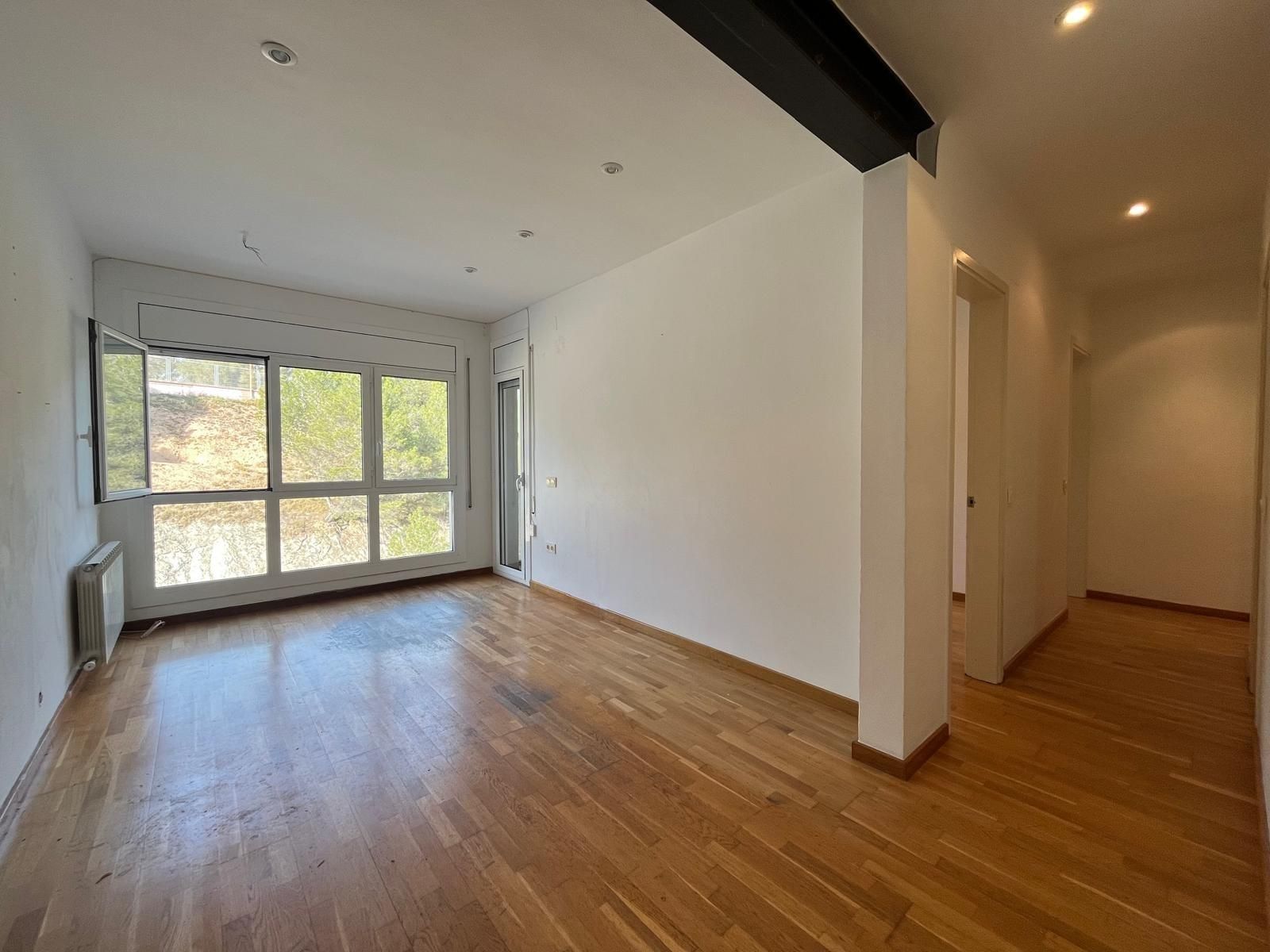 Sala d'estar de Pis en venda en Igualada amb Calefacció, Parquet i Terrassa