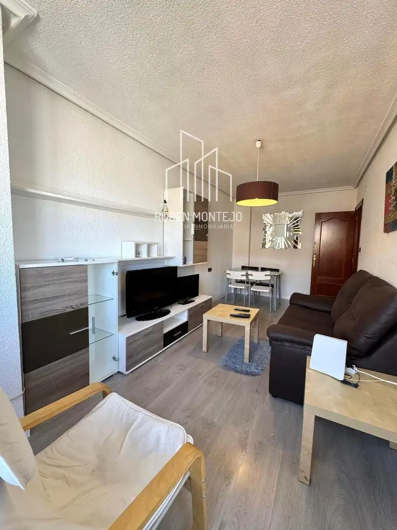 Wohnzimmer von Wohnung zur untervermieten in Salamanca mit Heizung, Terrasse und Möbliert