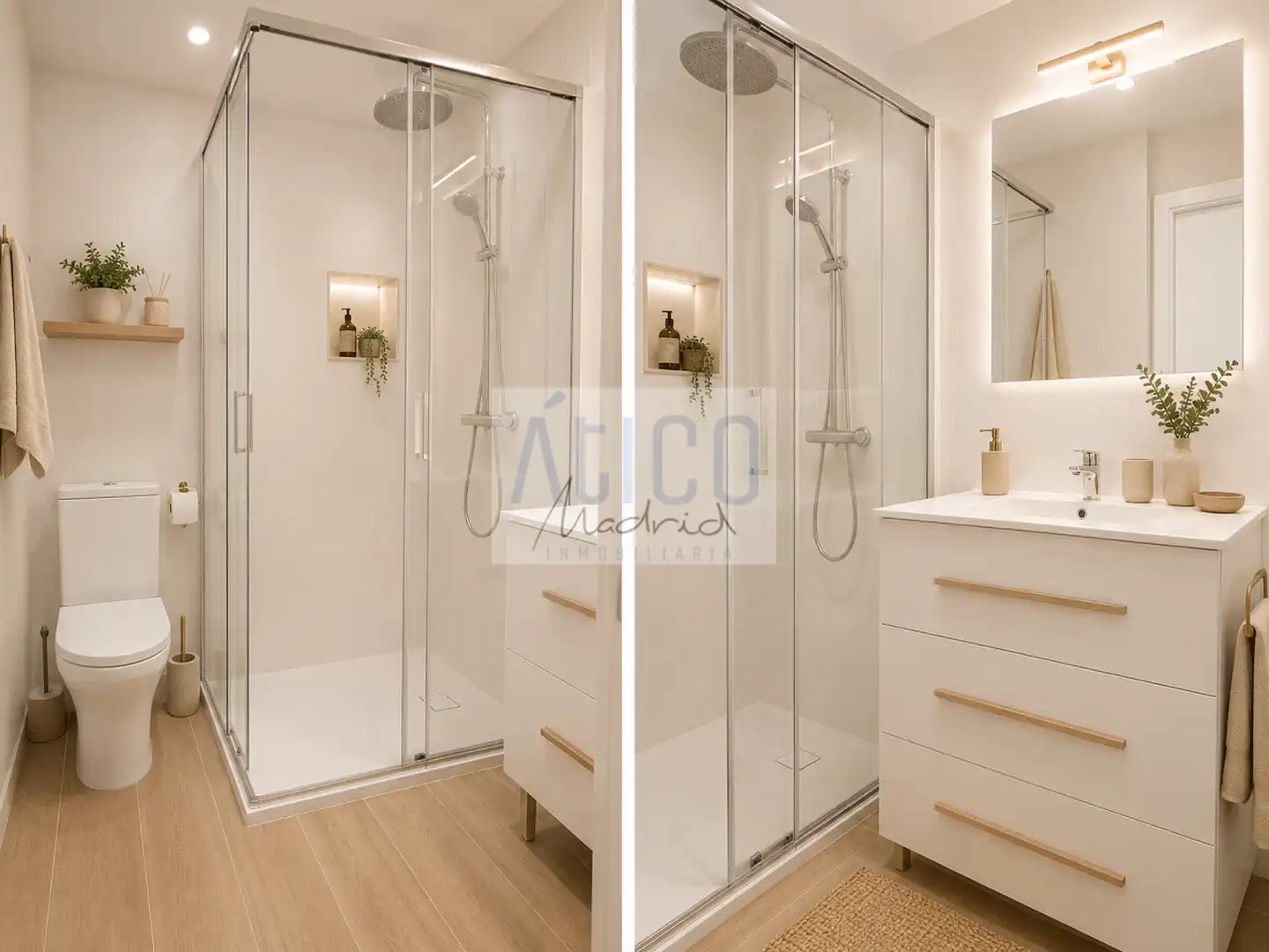Badezimmer von Wohnung zur Miete in Puertollano mit Klimaanlage, Heizung und Terrasse
