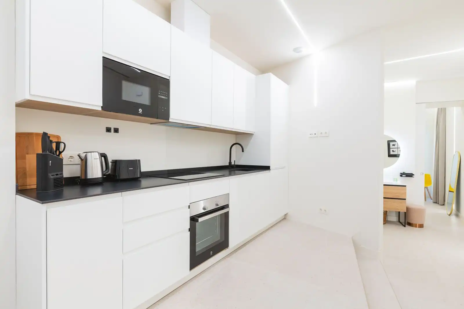 Küche von Wohnung zum Verkauf in Málaga mit Klimaanlage, Heizung und Möbliert