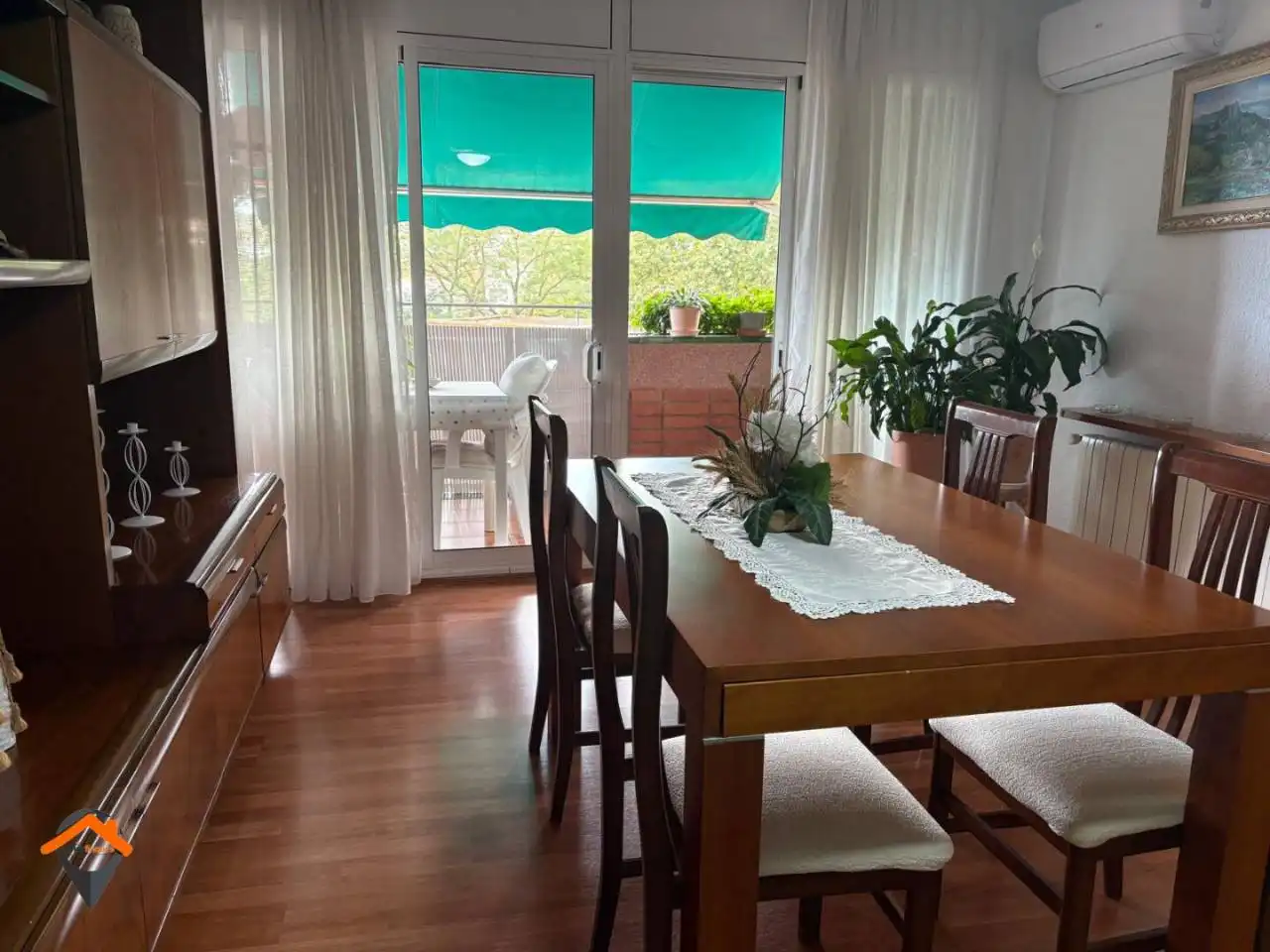 Dining room of Flat for sale in Polinyà  with Air Conditioner, Heating and Parquet flooring