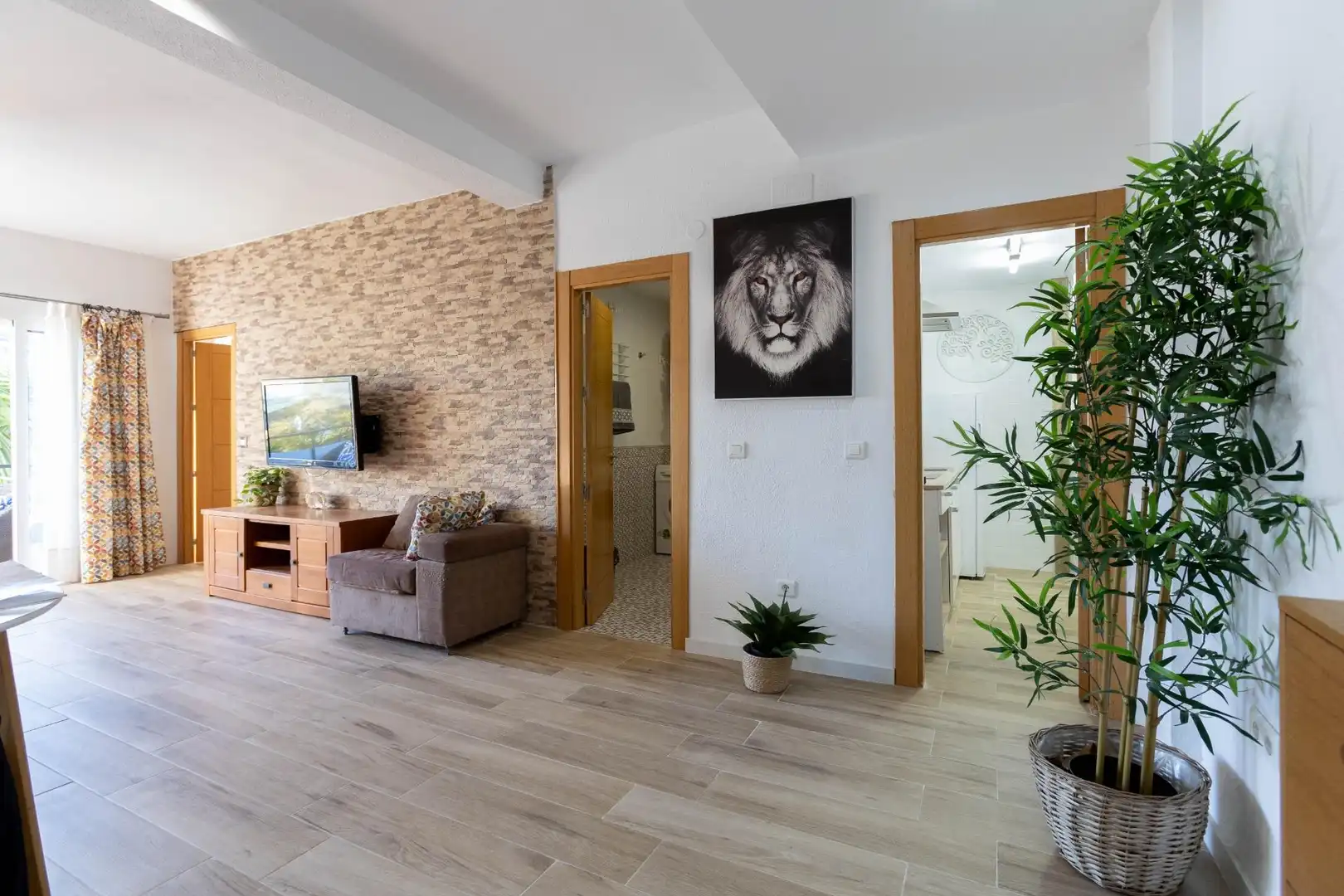 Sala de estar de Apartamento en venta en Torremolinos con Jardín privado, Terraza y Piscina comunitaria